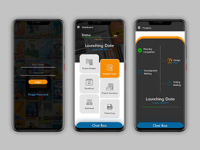 Client Project Status App Dashboard