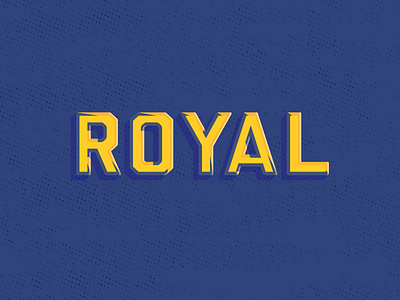 Royal royal type typography