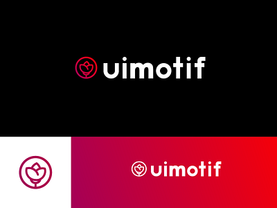 UI MOTIF branding bud design flower icon idea illustration logo mark motif typography ui vector