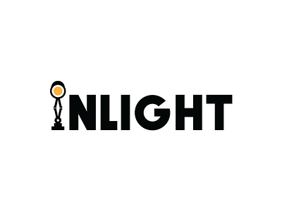 Inlight brand branding design graphic inlight light lighting logo