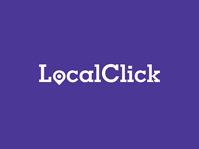 Local Click app application branding click grid identity language letter local logo