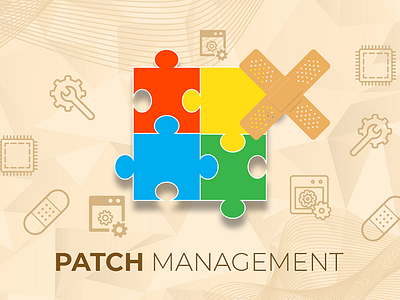 Patch Management brand cyber cyber security design icon management patch photo pixel security