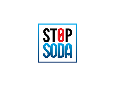 Stop Soda app design good icon idea identity illustration logo mark soda stop tech