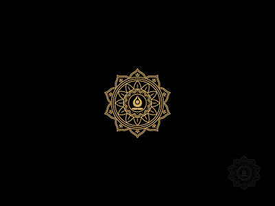 Spiritual aasana art branding design drop illustration industrial design light logo nagaraju nature oil product spiritual yoga