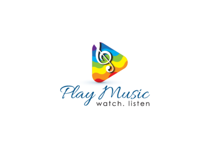 Play Music brand branding design icon idea identity logo pixel typography ui vector