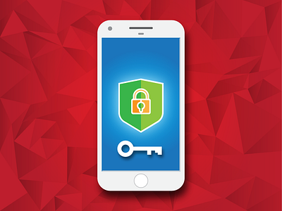 Mobile Security app cyber cyber key cyber security key lock mobile security template threat