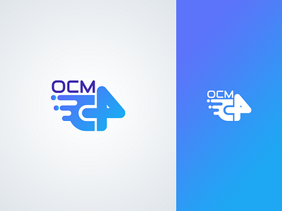 OCM C4 Logo 4 branding c c4 changed management concept design forwarding idea illustration logo pixel typography ui ux vector web