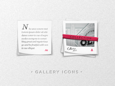 Gallery Icons