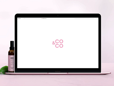 co&co animation beauty homepage interaction landing ui