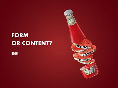Concept & Photoshop | What's your choice? advert advertising banner commercial creative food ketchup poster tomato