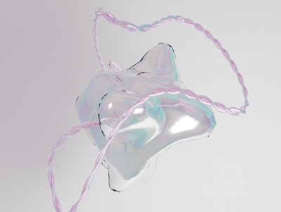 Bubble Gum Princess | 3D Abstract 3dart 3dgraphics abstract art blender concept design design3d