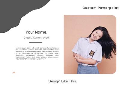 Custom Curiculum Vitae Powerpoint Design Template And Animation animation graphic design typography ui ux