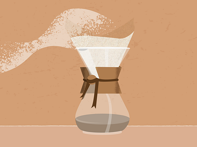 Chemex Coffee ai branding colors illustration vector