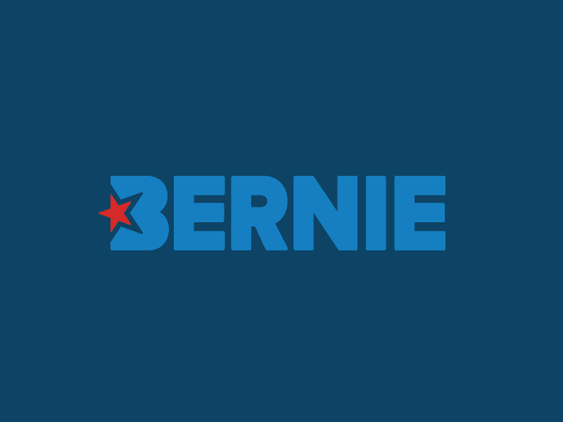 B is for Bernie 2016 bernie bernie sanders blue campaign election logo star use