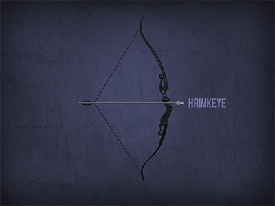 2012 The Year of Archer - Hawkeye archer arrow avengers bow clint barton hawkeye illustration marvel purple