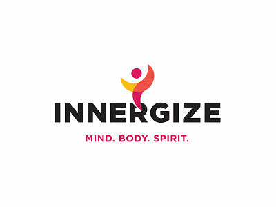 Innergize - Branding body icon logo logo 3d mind spirit wellness