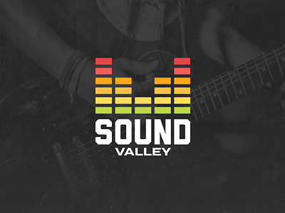 Sound Valley | Branding audio branding concert festival logo music sound sound bars v valley venue