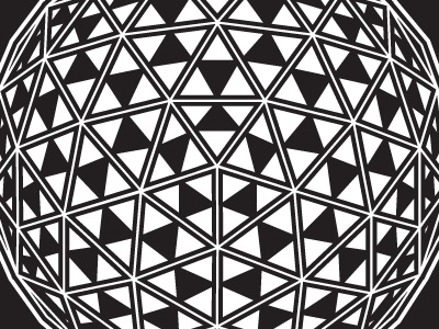 Ball 12 muketeers 12 musketeers ball black geometric geometry illustration new years time square white