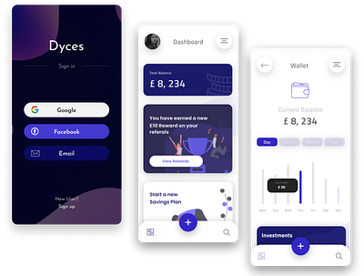 Fintech mobile app UI app fintech mobile ui