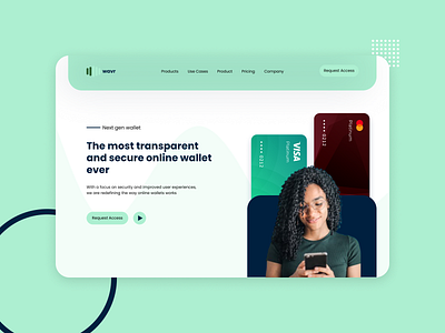 Fintech Website Landing Page