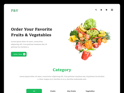 Order Your Favorite Fruits adobe xd ux web design web ui website design xd