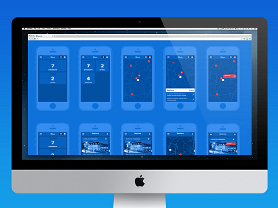 Zoning blue ios iphone red ui ux wire wireframe wires zoning