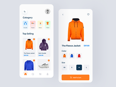 E-Commerce App app branding clothes shop design ecommerce ecommerce app ecommerce design shopping shopping app typography ui ui design uidesign uidesignpatterns uidesigns uiux ux uxdesigns uxui