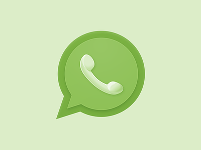 Whatsapp Icon app circle green icon message phone whatsapp