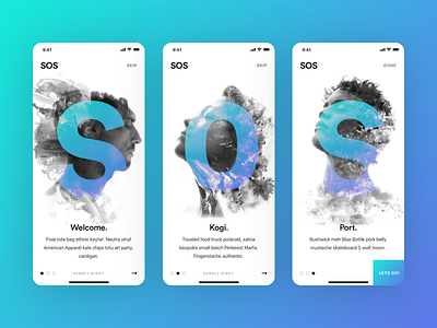 SOS Method Art-board Direction 2 agency clean design illustration karachi mobile mobile app design muzli onboarding onboarding screens pakistan user interface ux