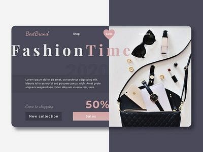 Fashiontime shot webdesign fashion