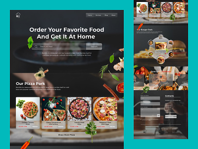 Food/Restaurant Web Landing_Page