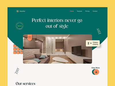 Interior Website - Hero Header