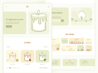 Landing Page - SoyCandles