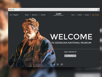 UI/UX - Georgian National Museum