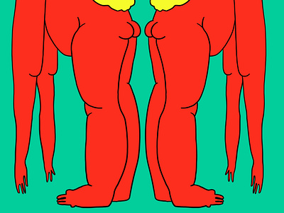 butts design digital art illustration vector