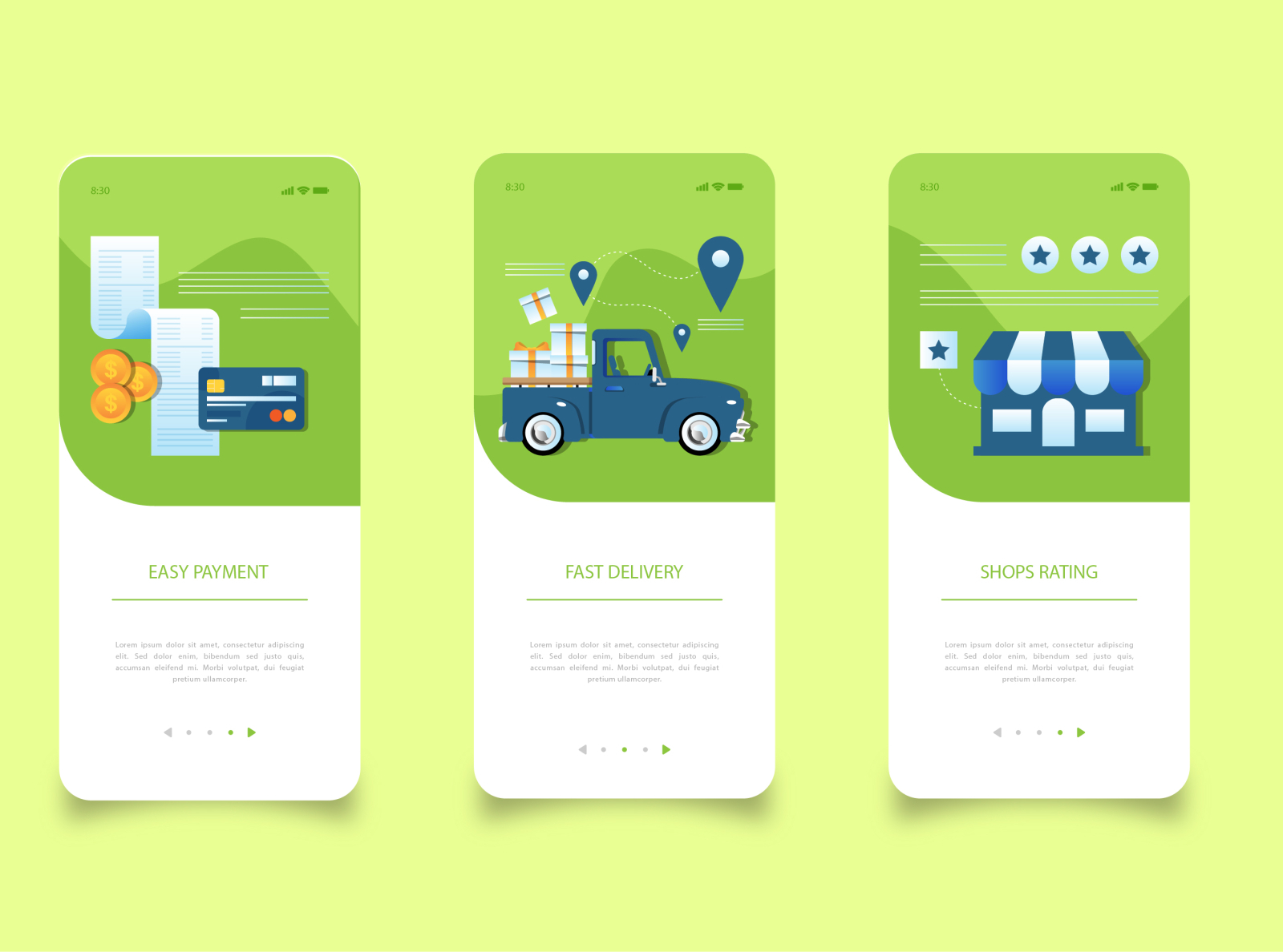 mobile shop website templete by Ahsan khan on Dribbble