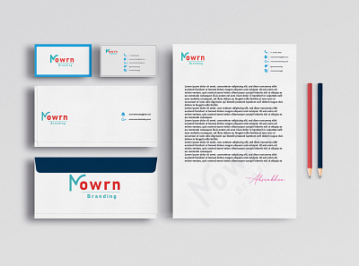 Business card/Stationery design business card design graphicdesign letterhead stationery design