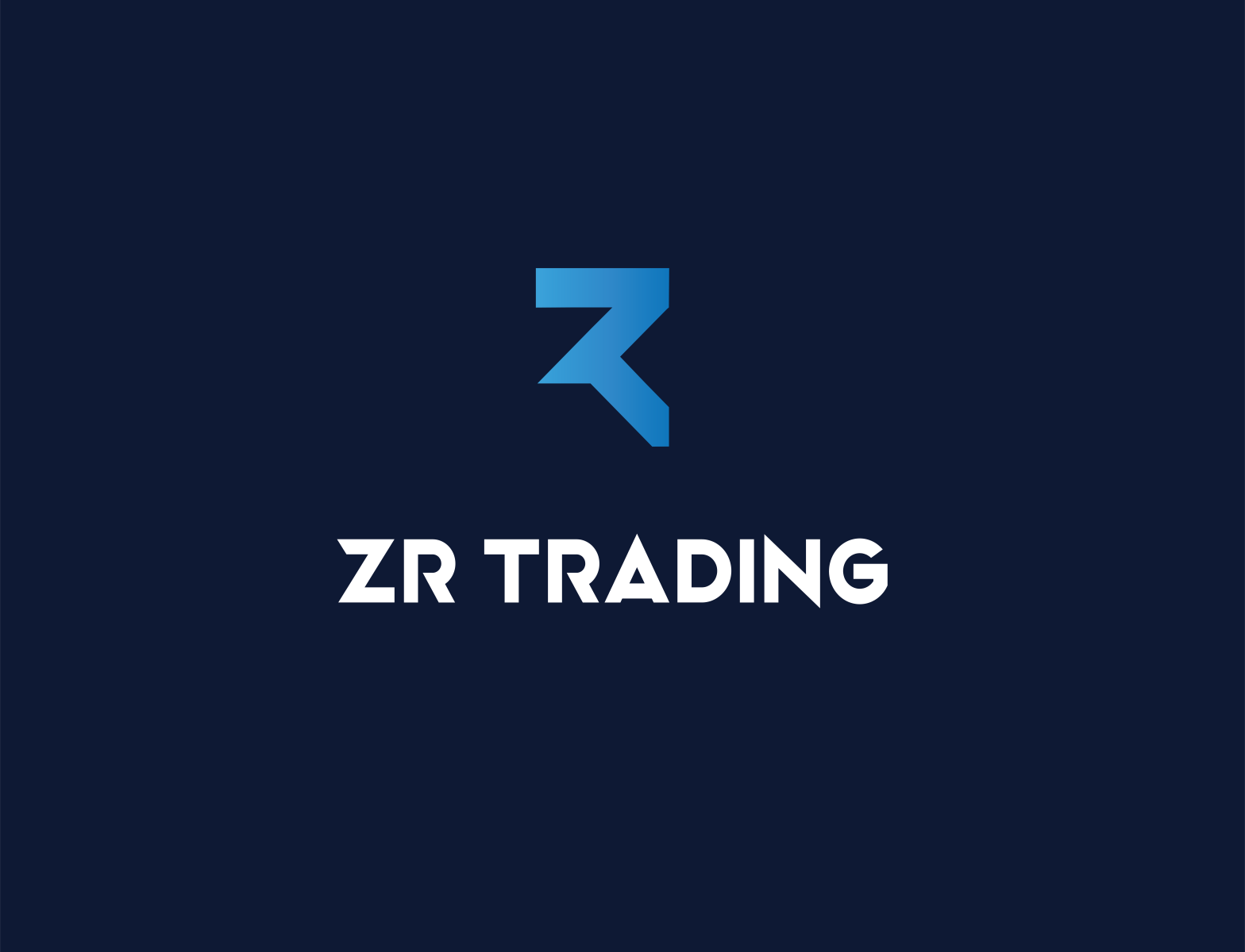 ZR TRADING logo design !! by AYOUB on Dribbble