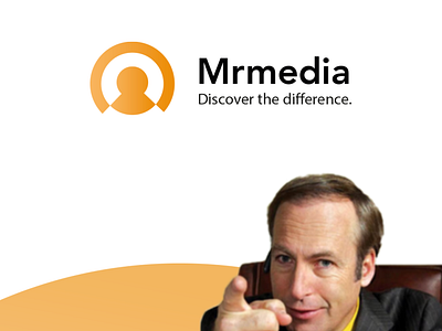 Mrmedia logo design for a marketing agency.