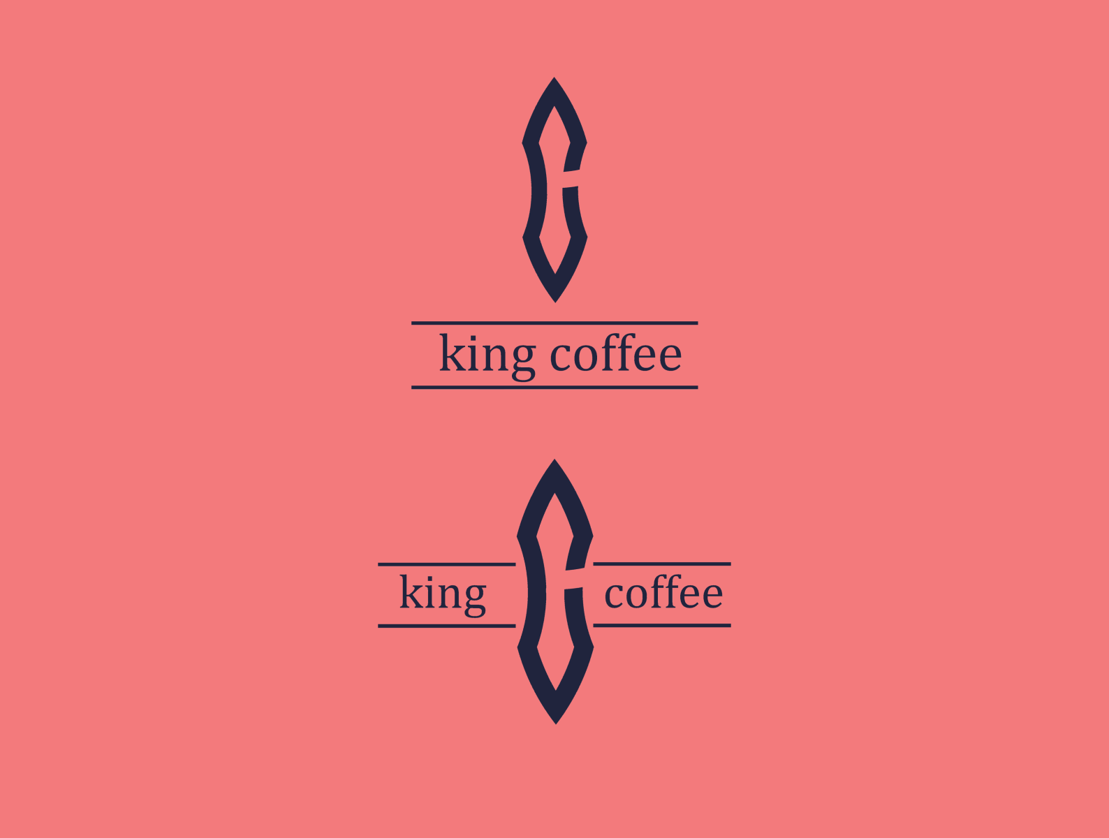 king coffee logo design !!! by AYOUB on Dribbble