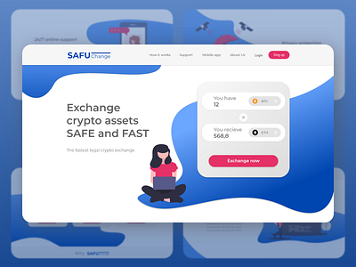 UI design cryptocurrency exchange