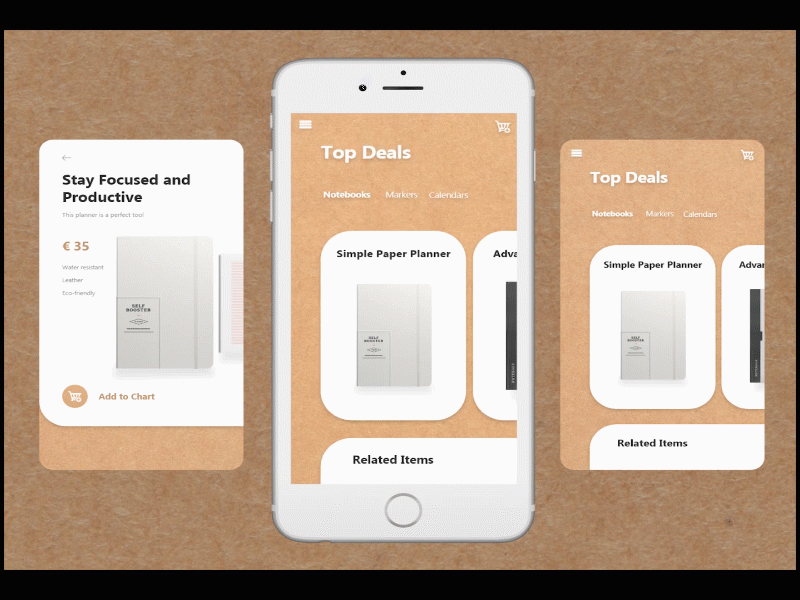 iOS Application Eco UI Design