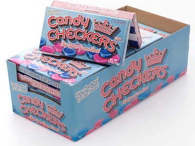 Candy Checkers Shot CB candy design game invention