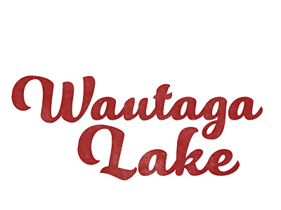 Watauga Lake, Tennessee Logo branding graphic design logo typography