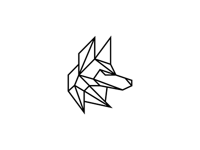 Coyote abstract animal branding character coyote digital fitness fresh futuristic geometric head icon illustration line logo lucid mark minimal sports logo wolf