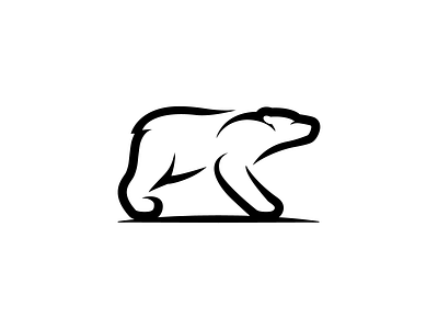 Polar Bear Logo animal animal logos bear bear identity book branding cover custom logo design identity logo logo design logo designer logo talks logos mark minimal negative space polar bear simple smart logo