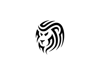 Lion animal animal logo design animal logos animal lover apparel branding design fingerprint head icon identity identity design illustration king lion logo logo designer mark negative space symbol