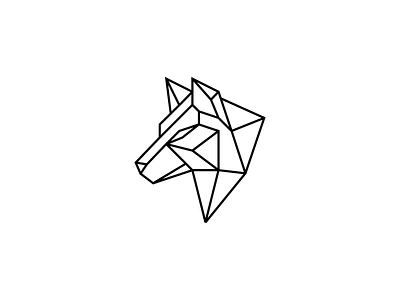 Polygon Wolf 3d animal animal logo animals branding fitness god head icon illustration line lines logo mark modern polygon polygonal logo sports wolf