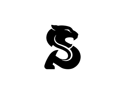 Panther + S animal cat cougar identity illustration jaguar leopard lion logo logotype mascot panther puma sports sports branding wild