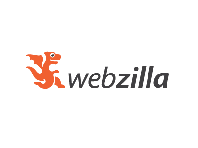 Webzilla baby cute dragon godzilla logo mark mascot orange reptile shalamanov wing zilla